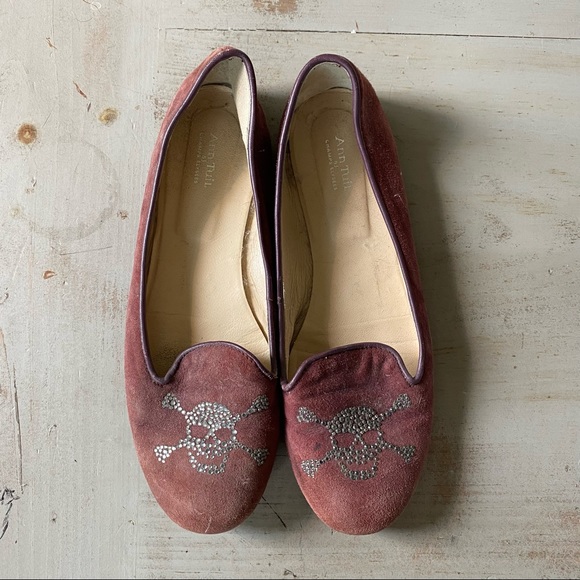 Ann Tuil Paris Suede Flats - Picture 1 of 2